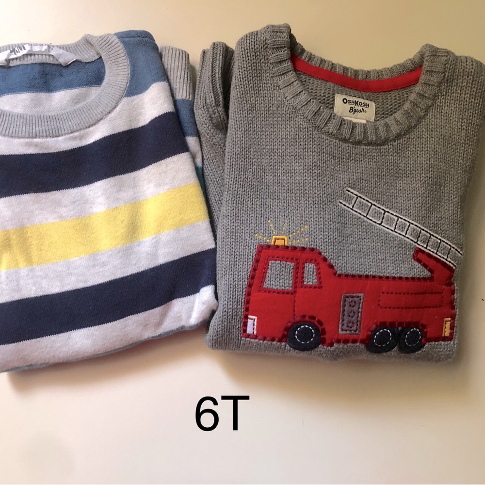 Boys sweaters 6T